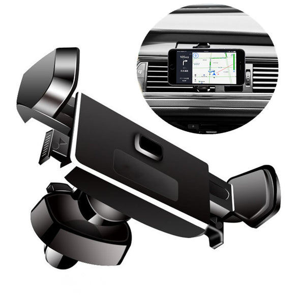 Universal Touch Linkage Auto Lock Rotation Car Mount Air Vent Phone Holder Stand for Mobile Phone