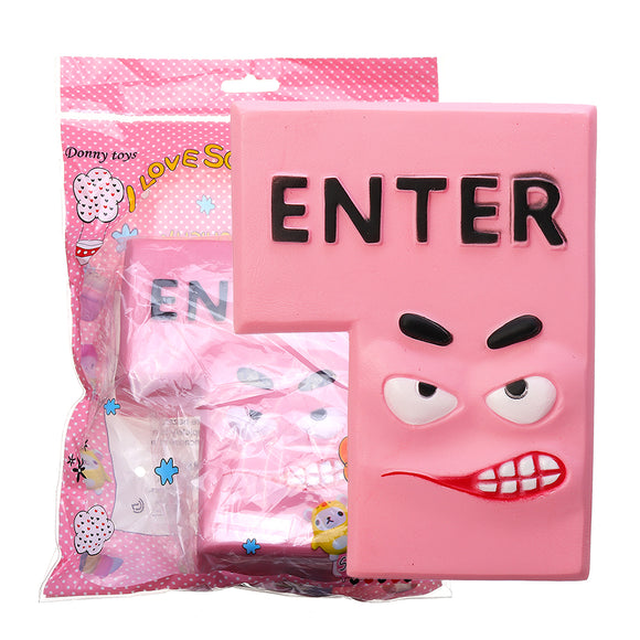 Enter Key Squishy 15*11.5CM Soft Slow Rising With Packaging Collection Gift Toy