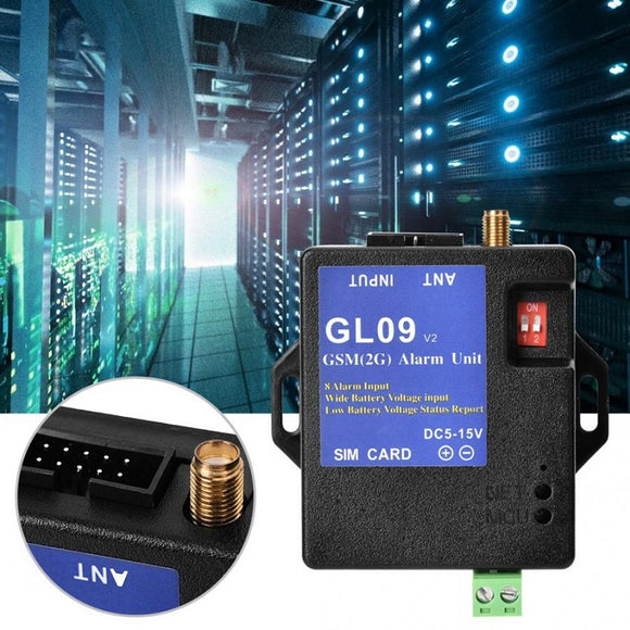 GL09 8 Channel Battery Operated App Control GSM Alarm System SMS Alert