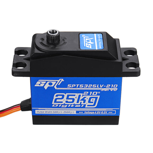 SPT Servo SPT5325LV-210 25KG Digital Servo Dual Bearing 210 Large Torque Metal Gear For RC Robot