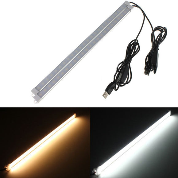 50CM 7.2W SMD5630 36 LED Rigid Strip Hard Bar Light with USB Switch DC5V