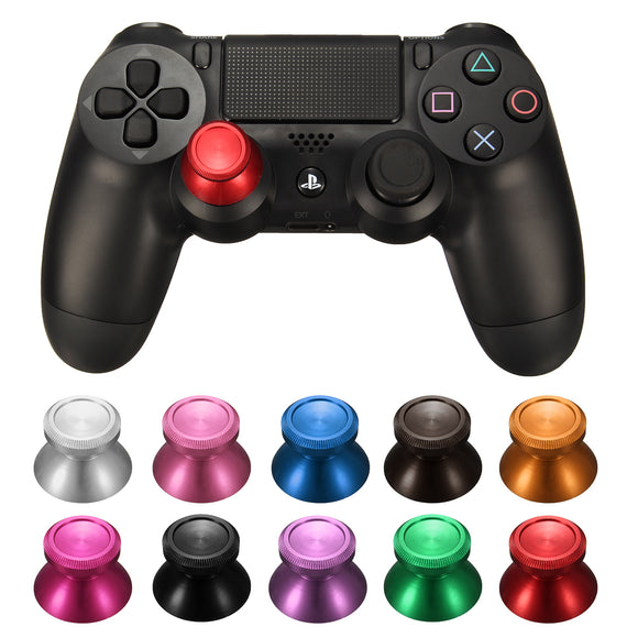 Universal Joystick Aluminum Alloy Mushroom Cap Analog Thumbstick for Xbox One PS4 Dualshock 4 Gamepad Game Controller