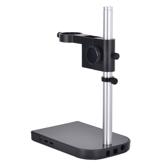 Microscope Camera Table Stand 50mm Ring Holder Gear Table Stand Metal Microscope Table Stand 50mm Ring For 180X Lens