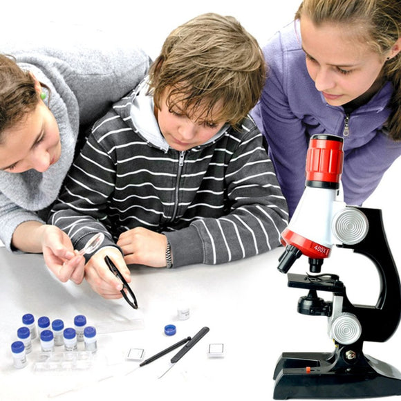 Microscope 100X 400X 1200X Zoom Biological Scientific Instruments Educational Kids ScienceToy