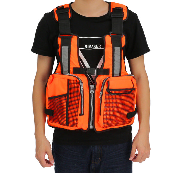 Universal Adult Adjustable Life Jacket Canoeing Sailing Buoyancy Fishing Vest