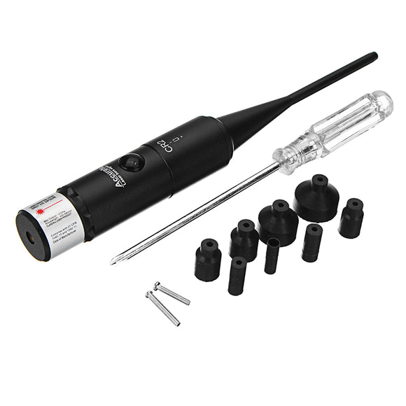 Red Dot Laser Bore Sighter .177 to .50 Caliber Sighting Positioning Ultimate Laser Boresighter Kit