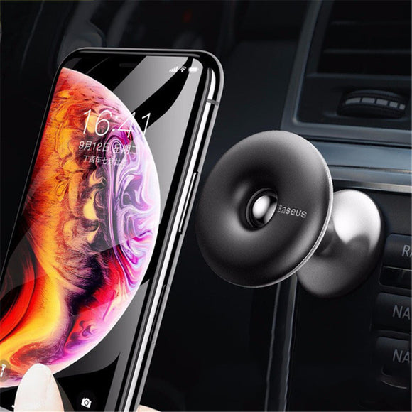 Baseus Magnetic Car Phone Holder 360 Degree Rotation for iPhone XS Max Sticker Dashboard Stand