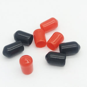 100pcs Rubber Covers 6mm Dust Cap for SMA Connector RF SMA Protection Cover