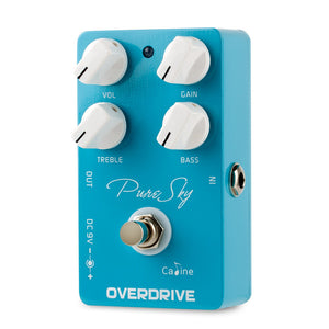 Caline CP-12 Pure Sky Overdrive Guitar Effects Pedal True Bypass with EQ Effects