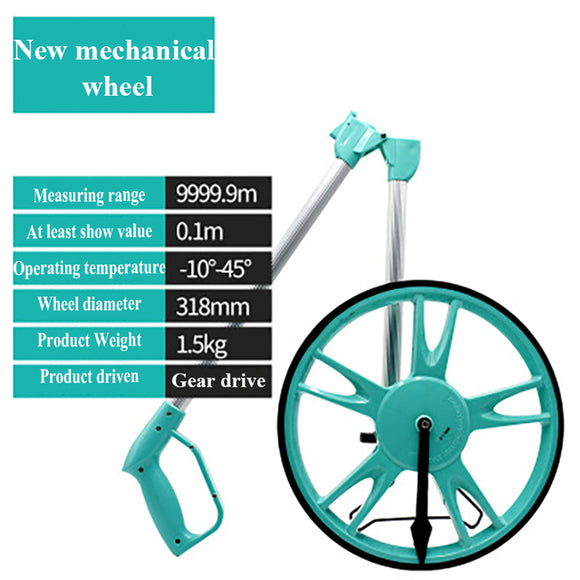 Digital Display Mechanical Measuring Wheel Handheld Wheel Range Finder Distance Measuring Tools