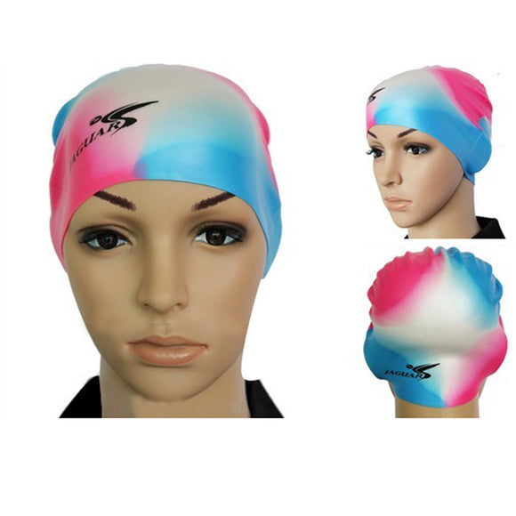 Waterproof High Elastic Silicon Swimming Cap Swimming Hat For Adult