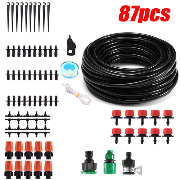 5M Water Irrigation Kit Micro Drip Watering System Automatic Plant Garden Set