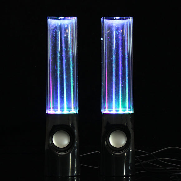 Multicolor LED Light Jets Fountain Speakers Water Spring Music Dancing Show