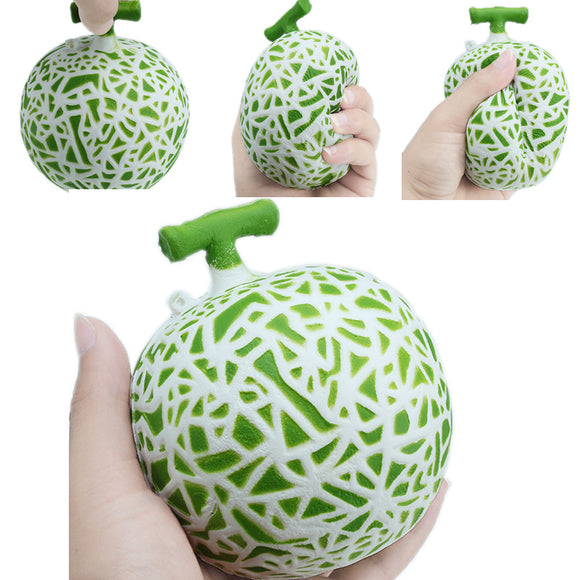 Hami Melon Squishy Slow Rising 10*10*10CM Retail Packaging Phone Straps Charms Fruit Squishy Scented Toy