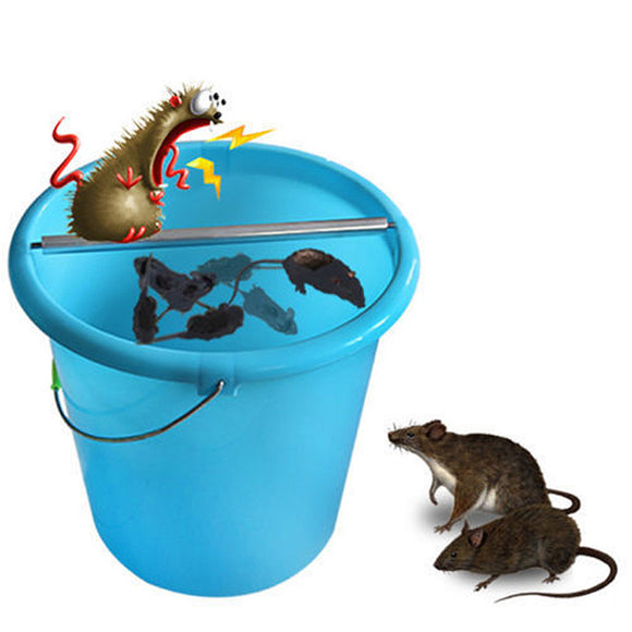 1 PC Mice Trap Log Roll Bucket Mice Trap Rolling Mouse Rats Stick Rodent Spin