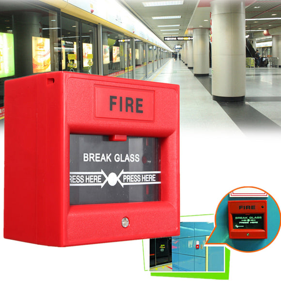 Emergency Door Release Glass Break Fire Alarm Button for Access Control System