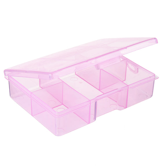 5 Grid Electronic Components Project Storage Assortment Box Bead Organizer Plastic Storage Case
