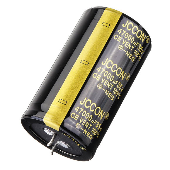 3Pcs 47000UF 35V 35x60mm Radial Aluminium Electrolytic Capacitor High Frequency 105C