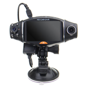 2.7 Inch 1080P Car HD Dual Camera Driving Recorder GPS Track Gravity Induction Kit