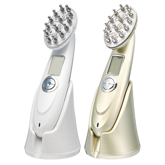 Laser Hair Growth Comb RF EMS Photon Massager Anti Hair Loss Hair Regrowth Brush