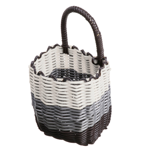 Bicycle Basket Rattan Bike Front Basket Carrying Shopping Stuff Pets Fruits Storage Case For Cycling