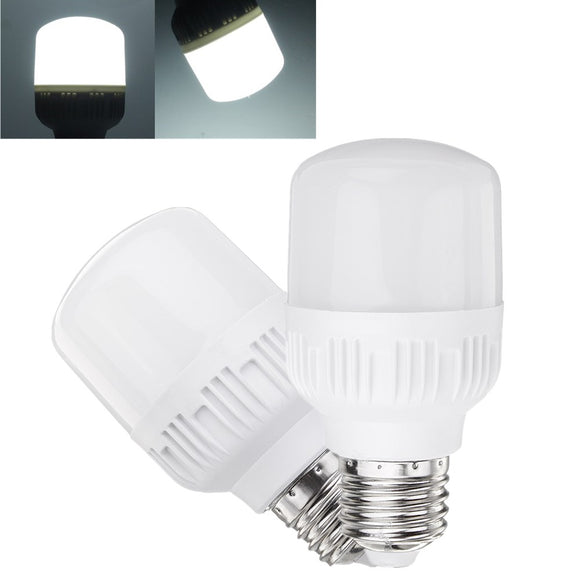 5W 10W 14W 18W E27 Pure White No Strobe E27 LED Light Bulb for Indoor Home Use AC180-260V