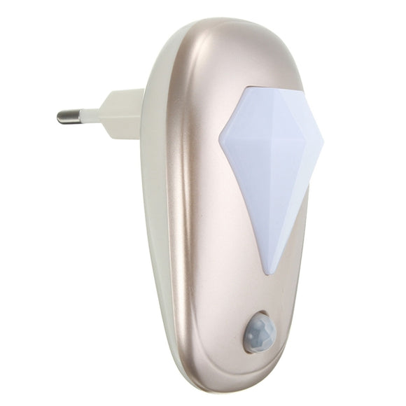 Light Control Sensor LED Night Light with EU Plug 220V for Bedroom Bedside