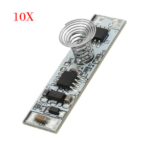 10pcs DC 9V To 24V Touch Switch Capacitive Touch Sensor Module LED Dimming Control Module