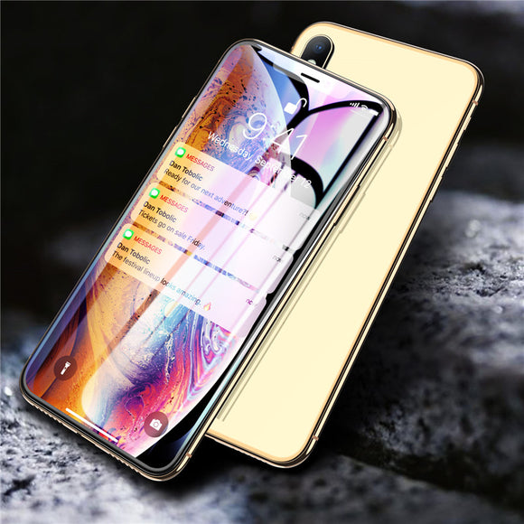 Bakeey 9D Curved Edge Tempered Glass Screen Protector For iPhone XS Max/iPhone 11 Pro Max Scratch Resistant Film