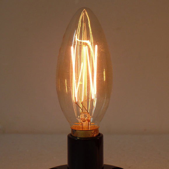 C35 E14 40W 220V Incandescent Bulb Retro Edison Light Bulb