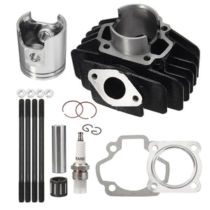 Big Bore Top End Set 60cc Piston Cylinder Ring Kit For Yamaha PW50 1981-2009