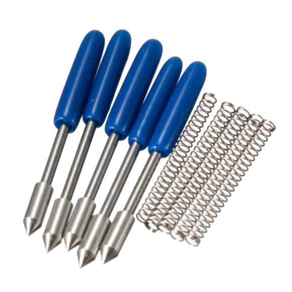 5pcs  60  Degrees Blades For Graphtec CB09 Vinyl Cutter Cutting Plotter with Springs