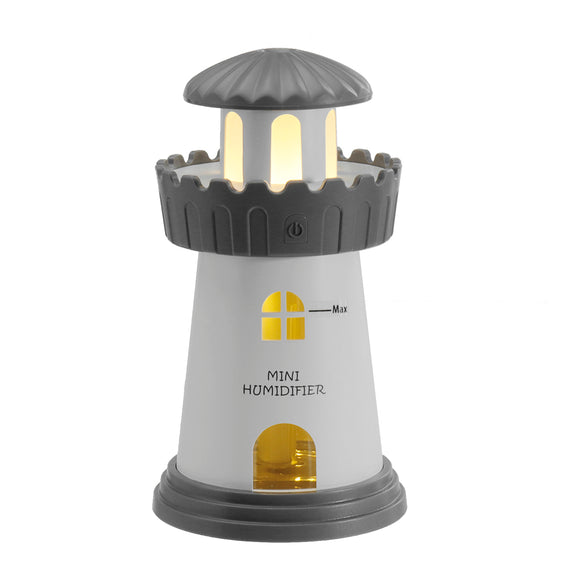 Lighthouse Shape 2.5w 150ML Air Humidifier Creative USB Air Purifier Mini Aromatherapy Machine Humidifier