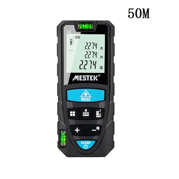 S6 50m Laser Distance Meter Laser Rangefinder Medidor trena Laser Measure Tape Laser Rangefinder Range Finder