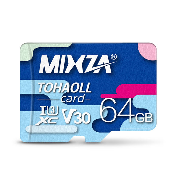 MIXZA 64G U3 Professional High Speed Memory Card For Mobile Phone DVR IP Sport Camera