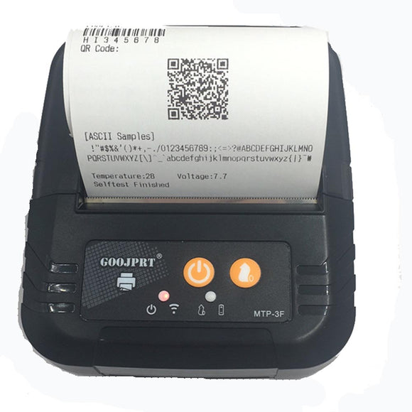 GOOJPRT MTP-3F 80MM bluetooth Thermal Printer Portable Wireless Receipt Machine