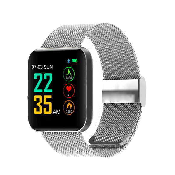 XANES S88 1.54 TFT IP67 Waterproof Smart Watch Steel/Leather Strap Sleep Monitor Fitness Wristband