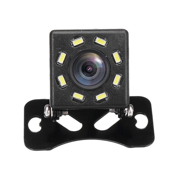 8 LED Night Vision 170 Degree Car Rear View Waterproof Reverse Backup Parking Camera