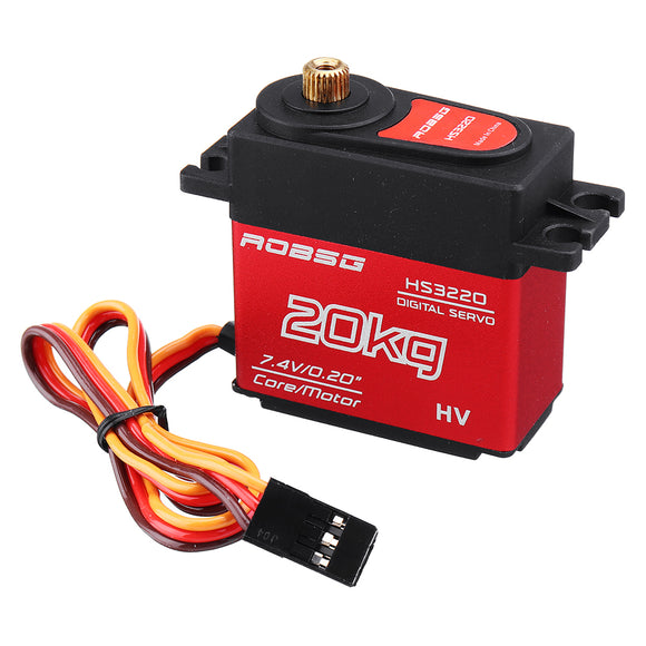 ROBSG HS3220 20KG Coreless Waterproof Metal Gear Digtial Servo For RC Models