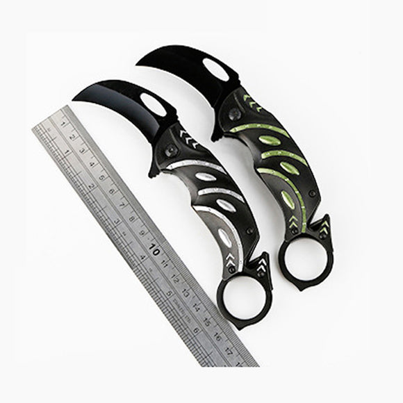 170mm 440C Stainless Steel Folding Knife Outdoor Survial Multifunctional Tool Knife