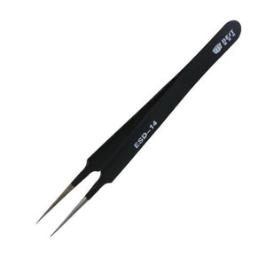 BEST BST-ESD-14 Precision Tweezer Antistatic Tweezers Stainless Tweezers Model Pointed