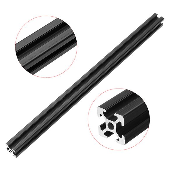 Machifit 350mm Length Black Anodized 2020 T-Slot Aluminum Profiles Extrusion Frame For CNC