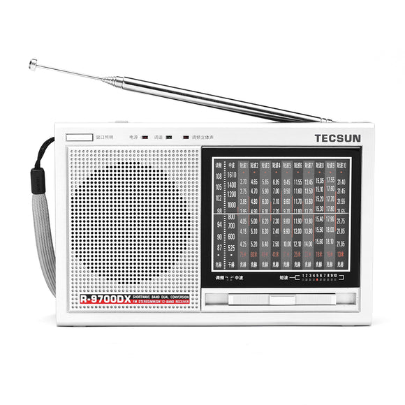 Tecsun R-9700DX FM SW MW High Sensitivity World Band Radio Receiver