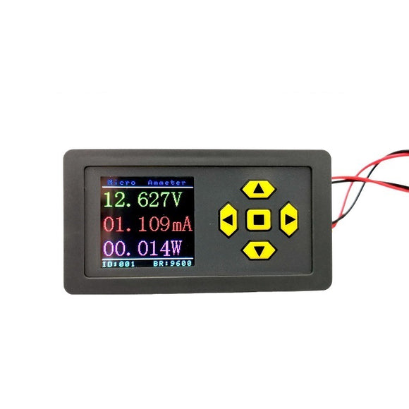 Micro-ampere DC Voltmeter Ammeter High-precision Color Screen Digital Display Support RS485 MODBUS Communication