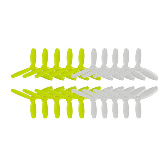 10 Pairs KINGKONG/LDARC 3045 76.46mm 3-blade Propeller CW CCW 1.5mm Mounting hole for RC FPV Racing