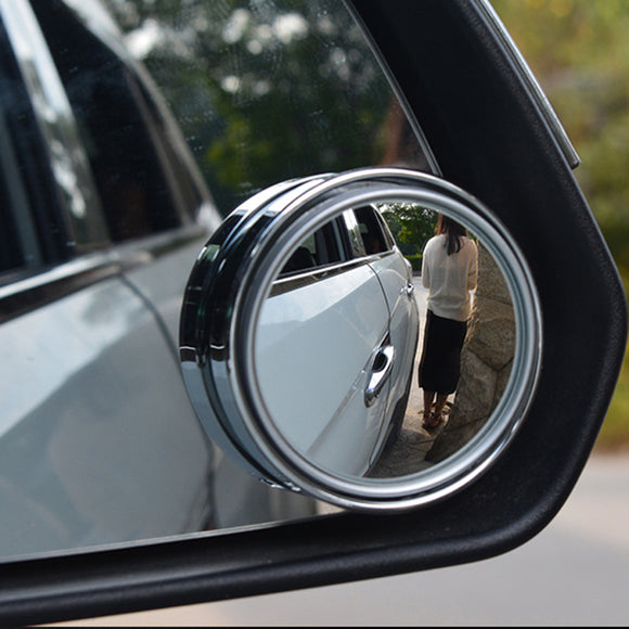 1pcs Vehicle 360 Rotation Car Blind Spot Mirror Rear View Mirror Driving Reversing Aid Mirror