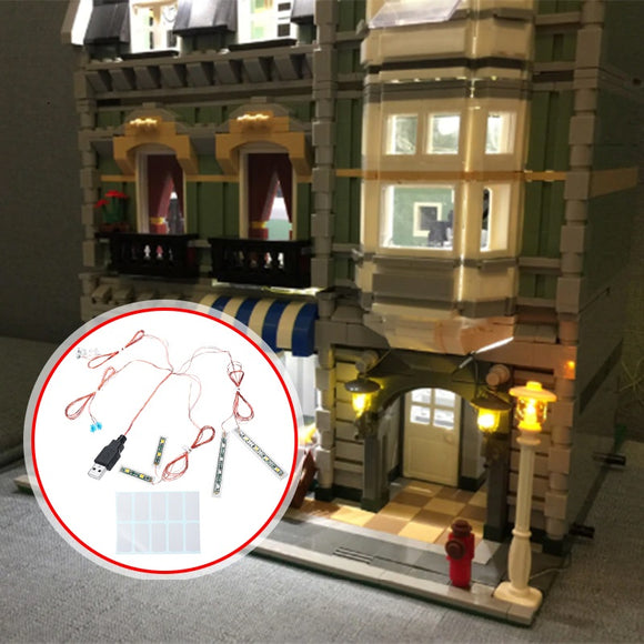 DIY LED Light Kit ONLY For LEGO 10185 Light Building Block Grocer House Bricks Set