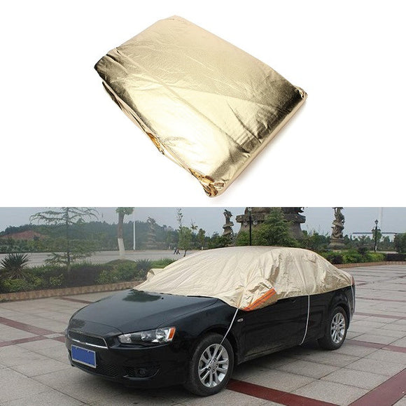 Gold Color Aluminum Car Half Sun Block Cover Sunshade 3XL 3L 2XXL 2XL 2L 2M