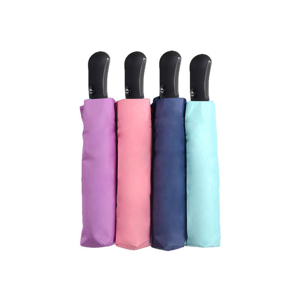 KCASA UB-4 Reverse Automatic Umbrella 3 Folding 8 Bones Compact Anti-UV Waterproof Self Standing