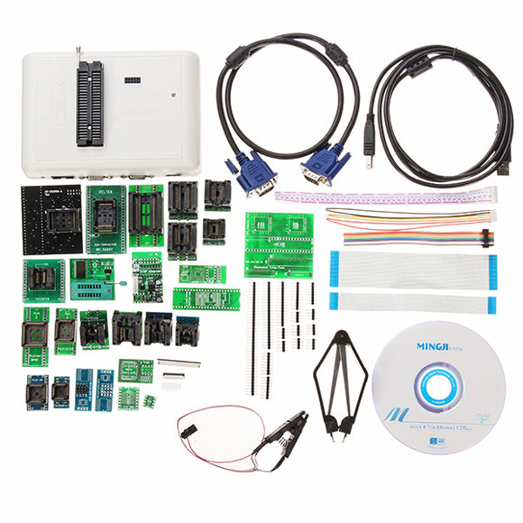 RT809H EMMC-Nand Flash Extremely Fast Universal Programmer Kit Programmer + 29 Adapters With Cables